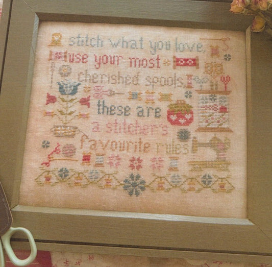A Stitcher's Rules Pansy Patch Quilts and Stitchery