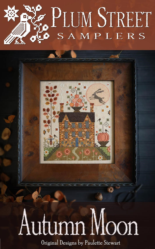Autumn Moon Cross Stitch Pattern Plum Street