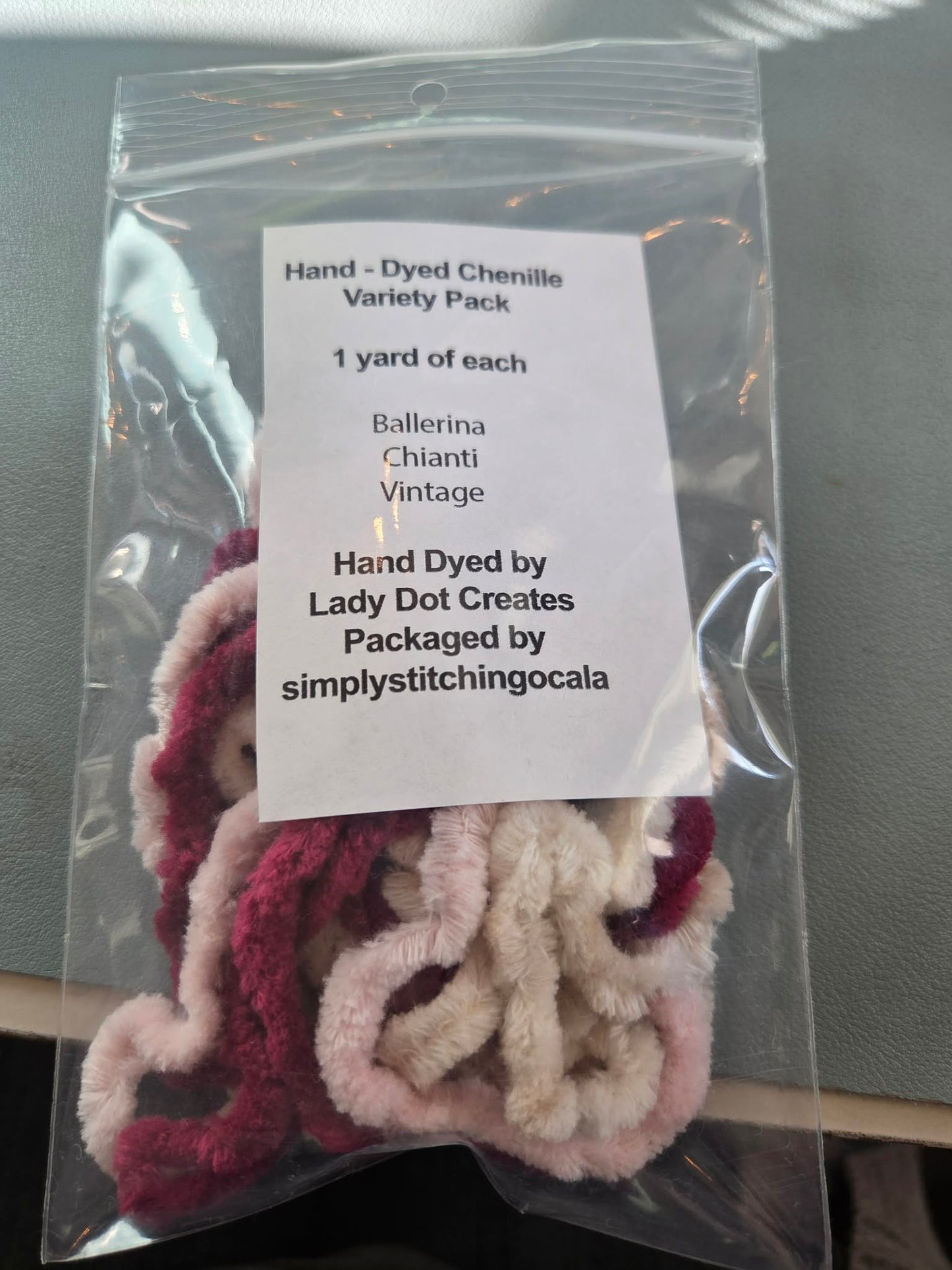 Lady Dot Creates Chenille variety Pack Ballerina, Chiante, Vintage