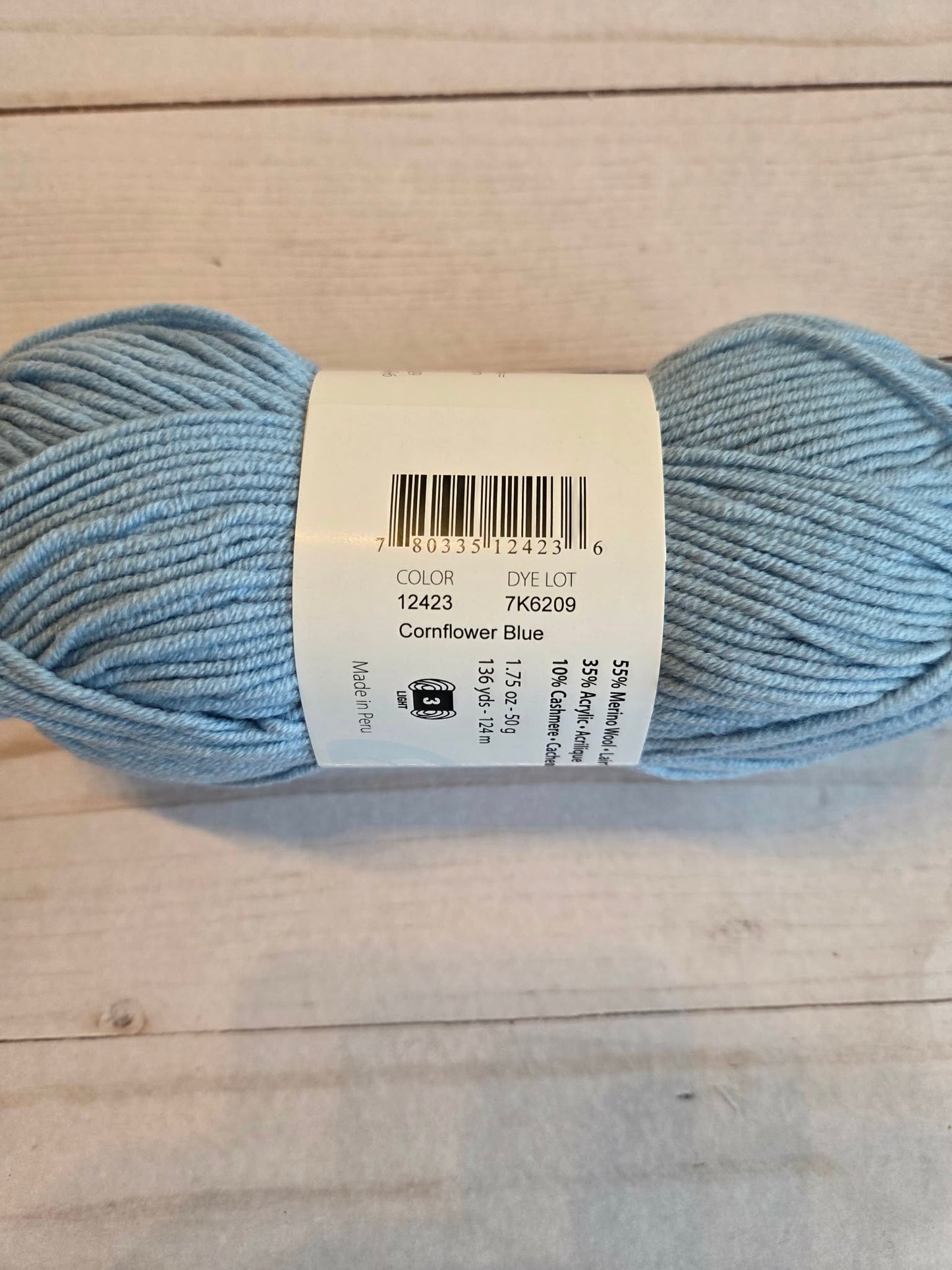 Berroco Cashmello Cornflower Blue 12423