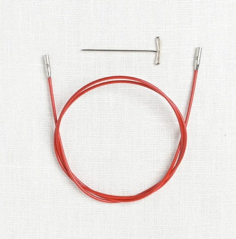 ChiaoGoo TWIST Red Lace Interchangeable Cables 8" small