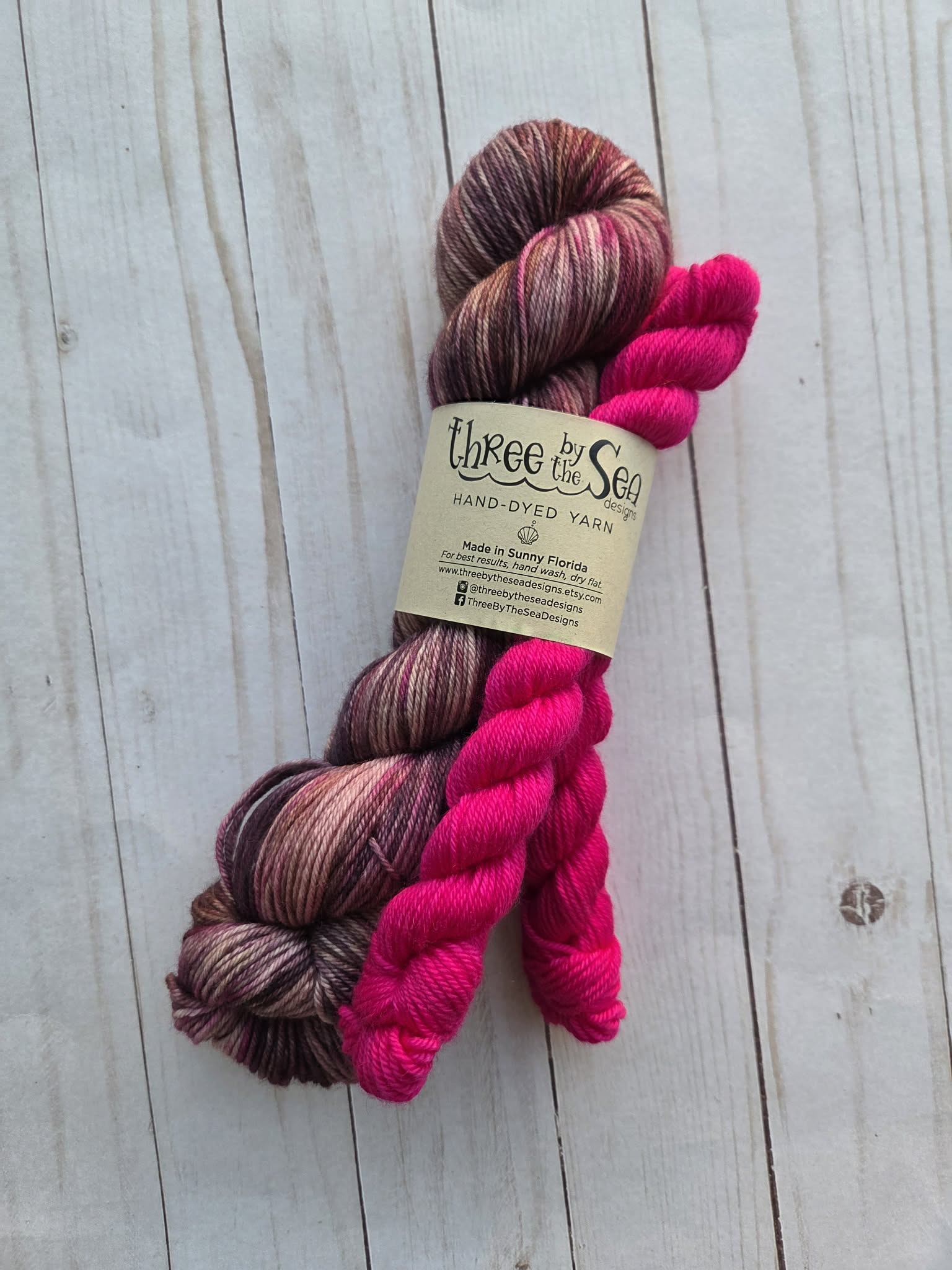 Chocolate Raspberry Truffle DK Sock Set by Three By the Sea Designs ...