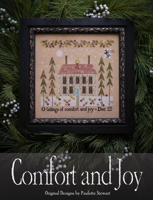 Comfort and Joy Christmas Cross Stitch Pattern Plum Street