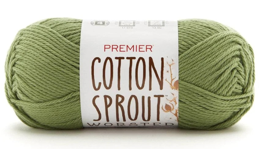 Cotton Sprout Worsted Color Leaf Premier 100% Cotton