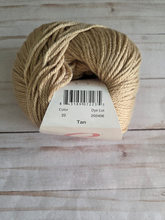 Ella Rae Cozy Soft Yarn Tan #22