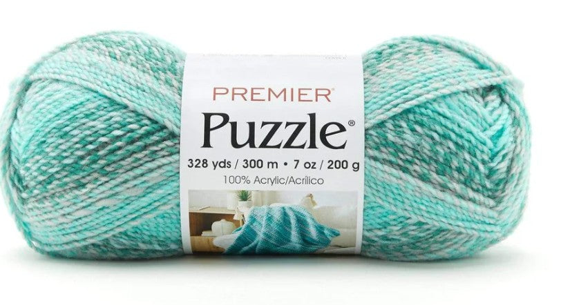 Puzzle Color Dominoes Premier 100% Acrylic Bulky
