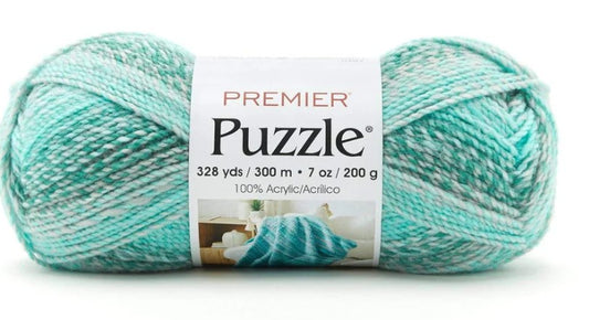 Puzzle Color Dominoes Premier 100% Acrylic Bulky