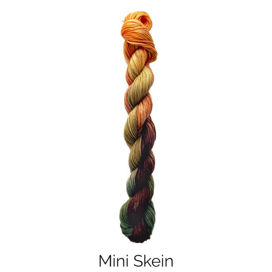 Hand Dyed Yarn - Sprite's Lantern: Mini Skein