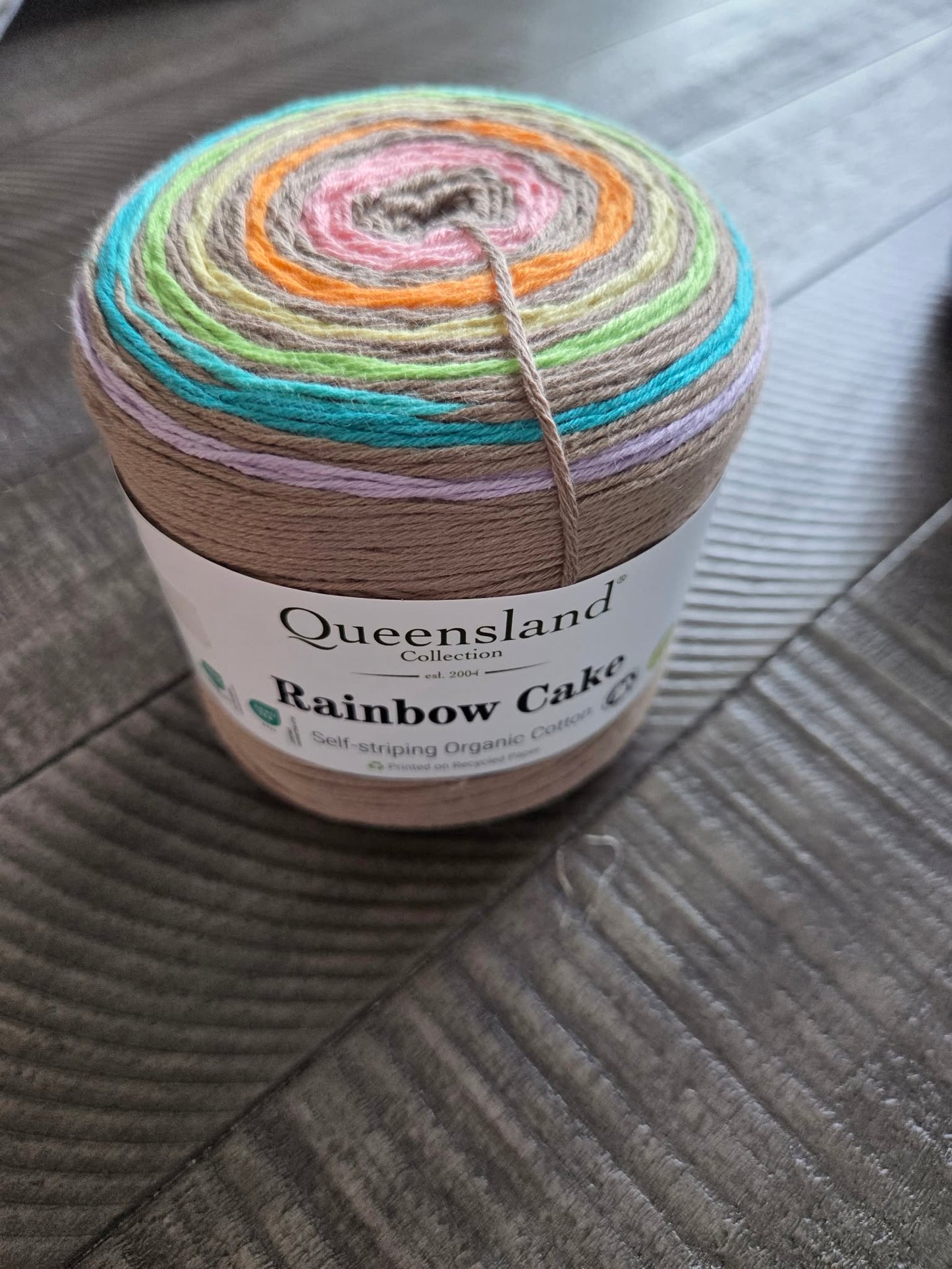 Queensland Rainbow Cake Yarn Fawn 203