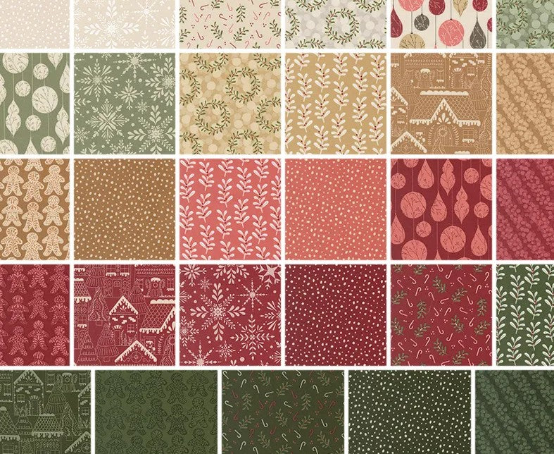 Gingerbread Lane Fat Quarter Bundle for Moda Fabric