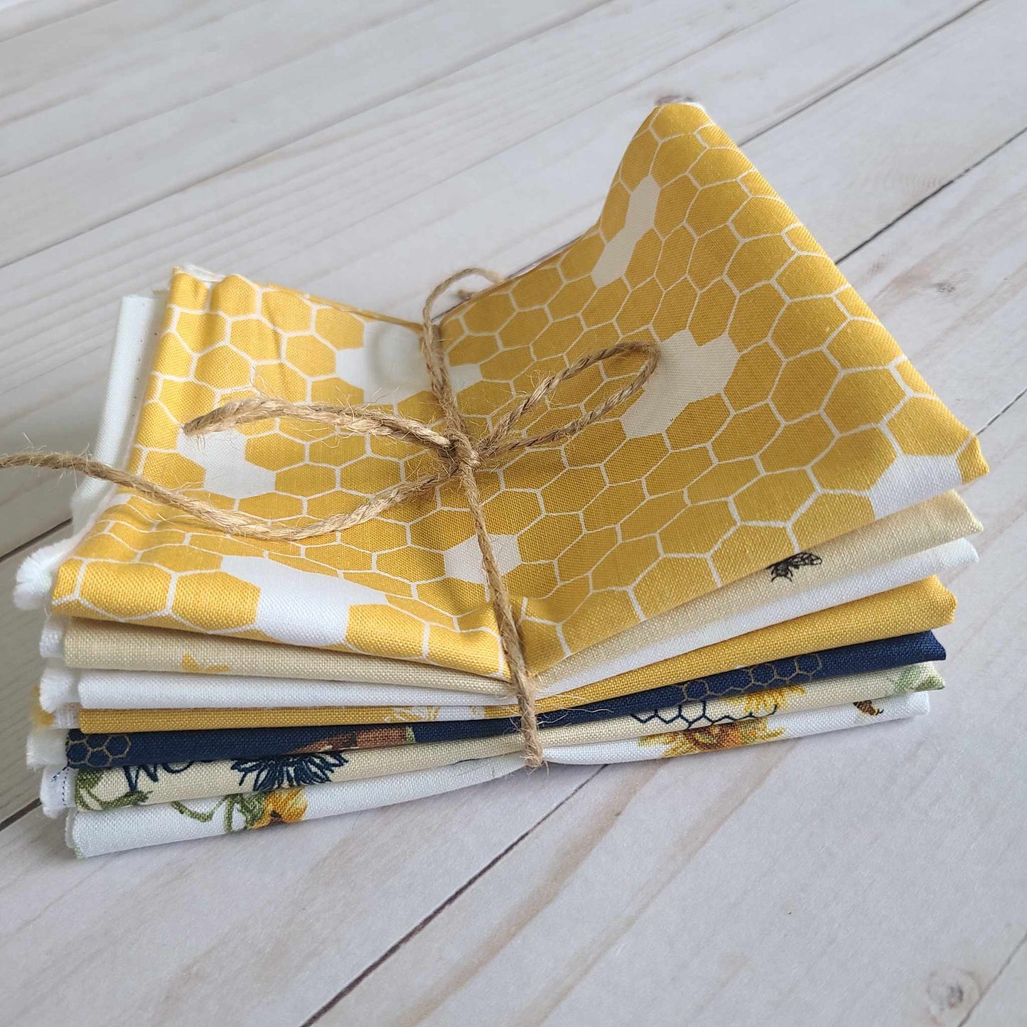 Honey Bees and Flowers Please for Riley Blake Designs Fat Quarter Bundle