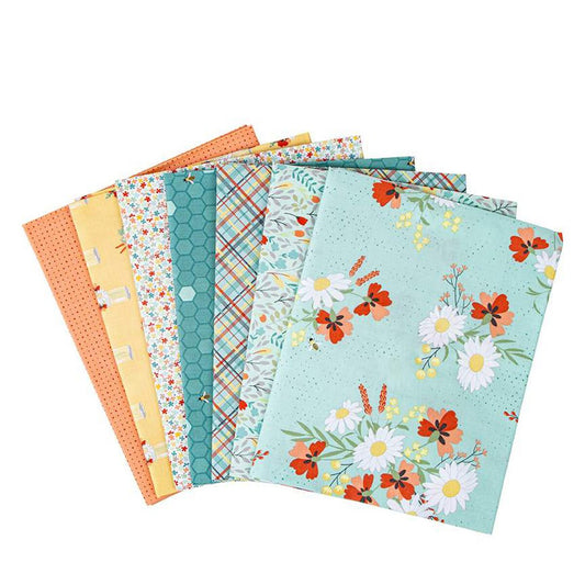 Sunshine and Sweet Tea 1-Yard Bundle Mint Riley Blake