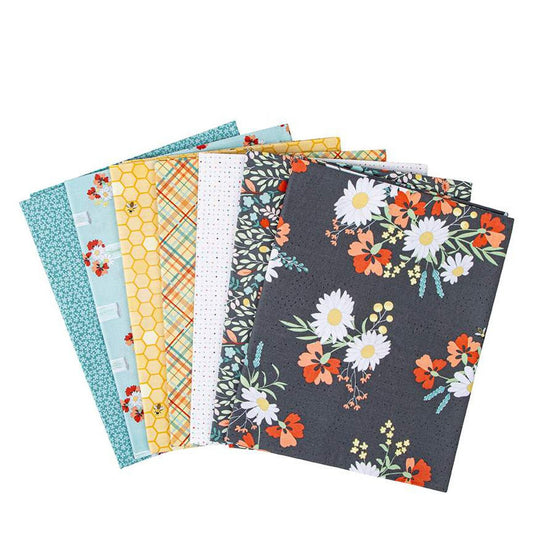 Sunshine and Sweet Tea 1-Yard Bundle Steel Riley Blake