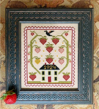 Strawberry Dream Carriage House Samplings Cross Stitch Pattern