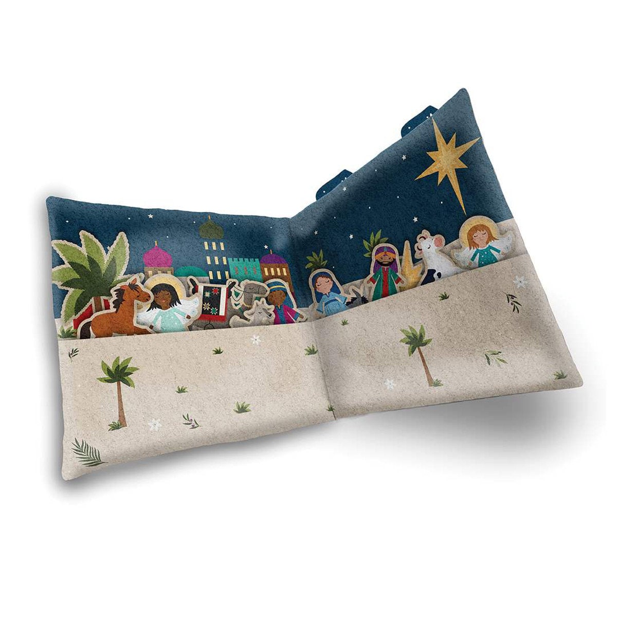 Silent Night Felt Panel Felt Doll and Bag Set by Jennifer Long of Bee Sew Inspired for Riley Blake Designs