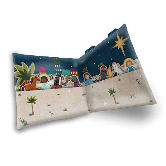 Silent Night Felt Panel Felt Doll and Bag Set by Jennifer Long of Bee Sew Inspired for Riley Blake Designs