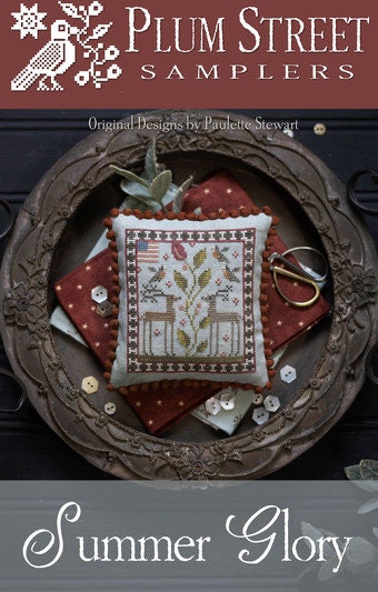 Summer Glory Plum Street Samplers Cross Stitch Pattern