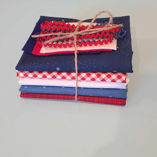 Patriotic Cross Stitch Finishing Bundle Riley Blake