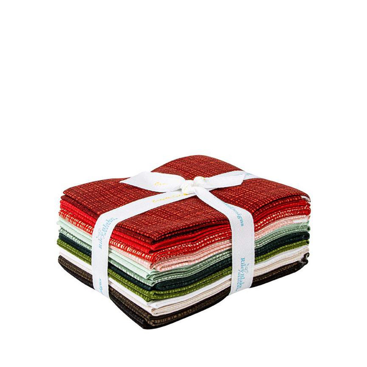 Texture Christmas Fat Quarter Bundle Sandy Gervais for Riley Blake Designs
