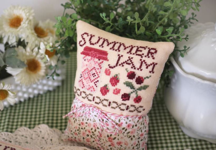 Summer Jam October House Fiber Arts Cross Stitch Pattern