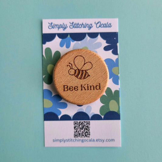 Needle Minder Bee Kind Cross Stitch