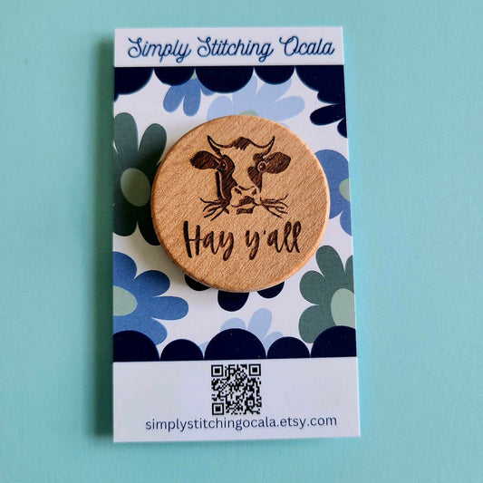 Needle Minder Hay Y'all Cross Stitch