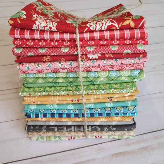 Home Town Holiday by Lori Holt 22 FQ Fat Quarter Bundle Riley Blake