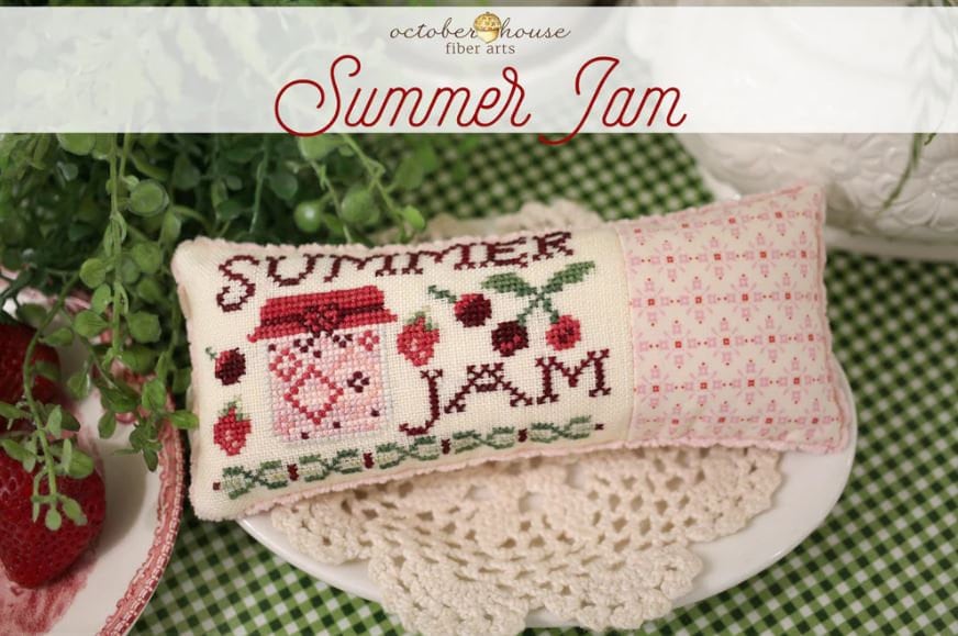 Summer Jam October House Fiber Arts Cross Stitch Pattern