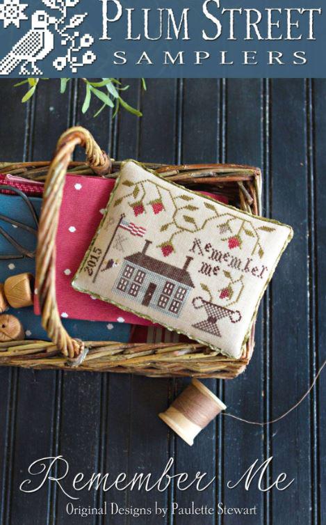 Remember Me Cross stitch chart from Plum Street Samplers