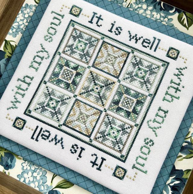 It Is Well Sweet Wing Studio Cross Stitch Pattern