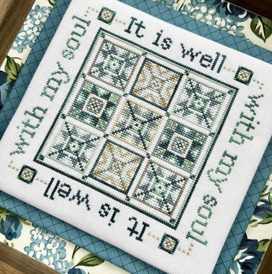 It Is Well Sweet Wing Studio Cross Stitch Pattern