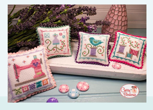 Heart Song Minis cross stitch chart from Cherry Blossoms