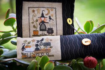 Histoire de Sorciere 1 and 2 Witch Story 1 and 2 Cross Stitch Pattern by Tralala