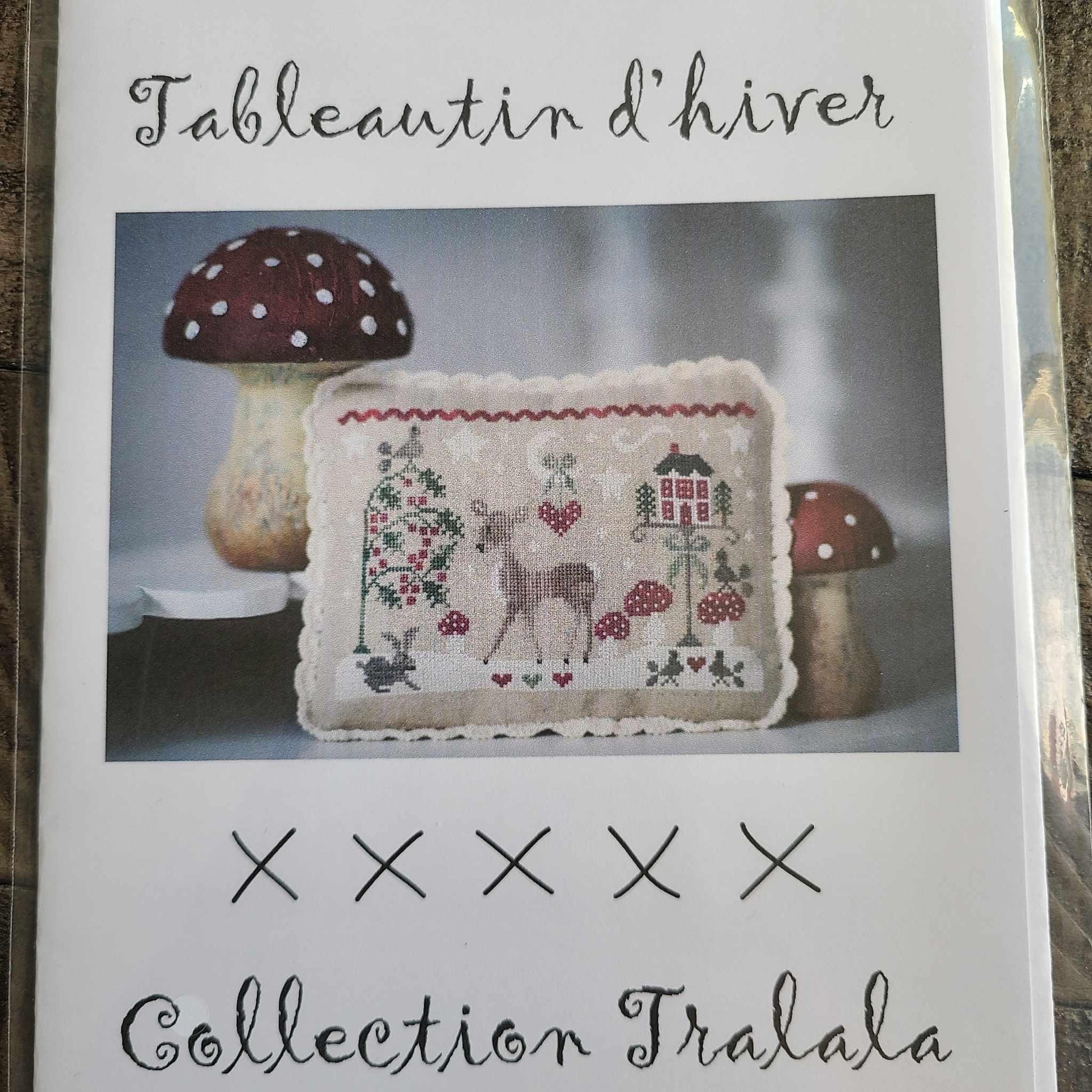 Tralala Collection Cross Stitch Pattern Tableautin D'Hiver -Winter Tableau Cross Stitch Pattern