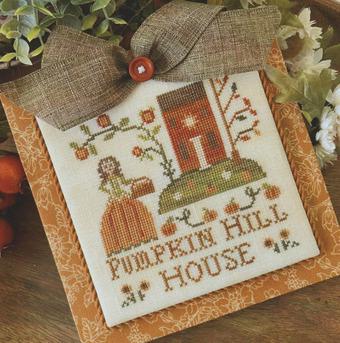Pumpkin Hill House Cross Stitch Pattern by Little House Needleworks