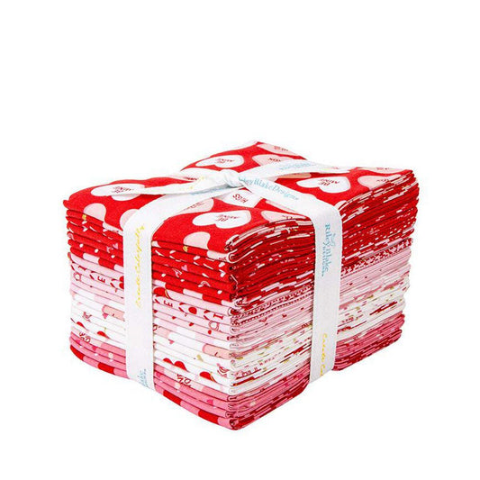 Sweetheart collection by My Mind's Eye for Riley Blake Designs 21 pieces Fat Quarter Bundle