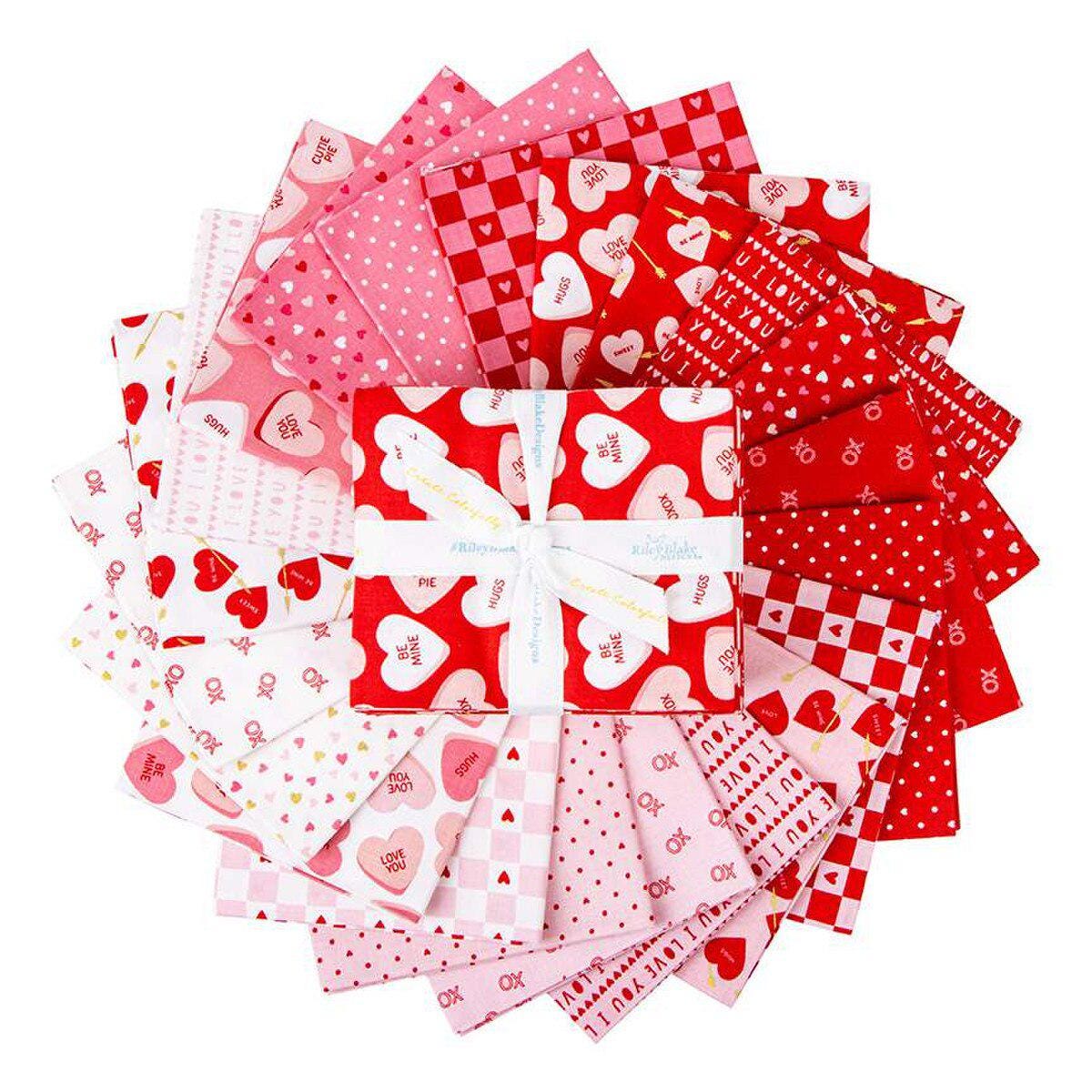 Sweetheart collection by My Mind's Eye for Riley Blake Designs 21 pieces Fat Quarter Bundle