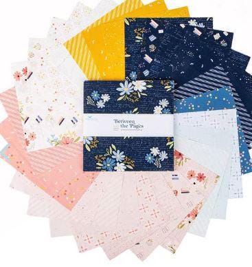 Between the Pages collection by Fran Gulick of Cotton and Joy for Riley Blake Designs 10" stacker