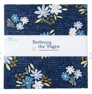 Between the Pages collection by Fran Gulick of Cotton and Joy for Riley Blake Designs 10" stacker