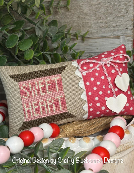 Sweetheart Spool - Valentine Spool Series by Crafty Bluebonnet Designs