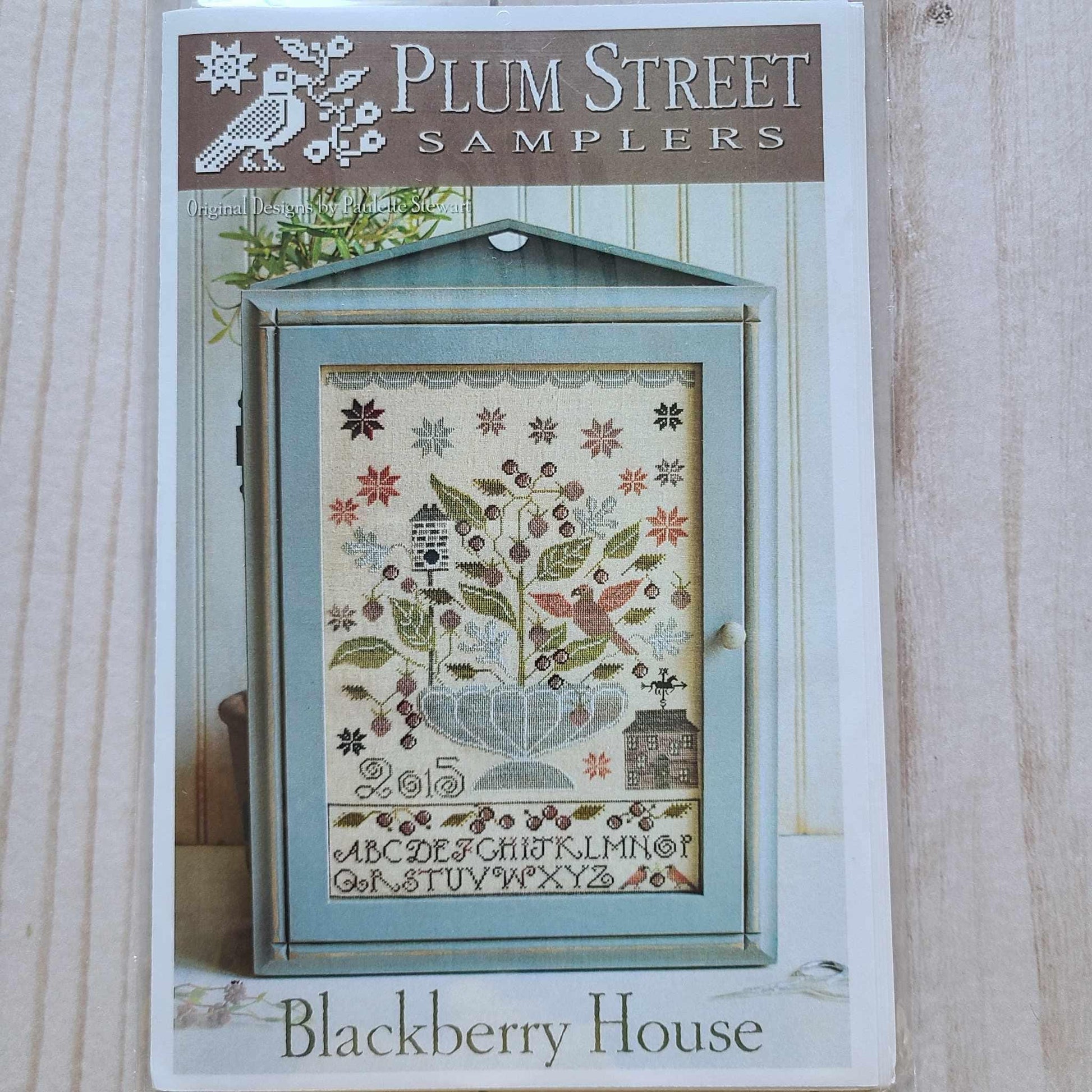 Blackberry House Cross stitch chart from Plum Street Samplers