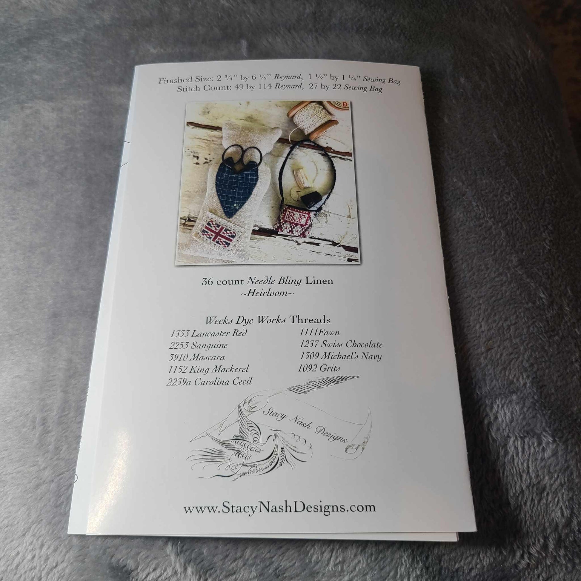 Animal Crackers British Series Reynard cross stitch chart from Stacy Nash Designs
