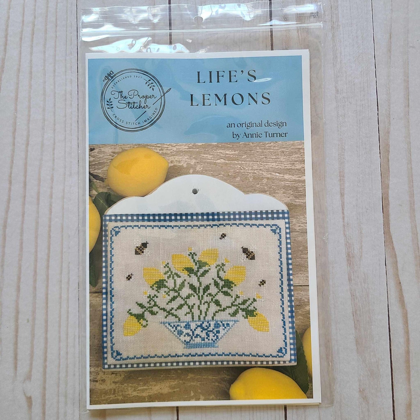 Life's Lemons The Proper Stitcher Cross Stitch Pattern
