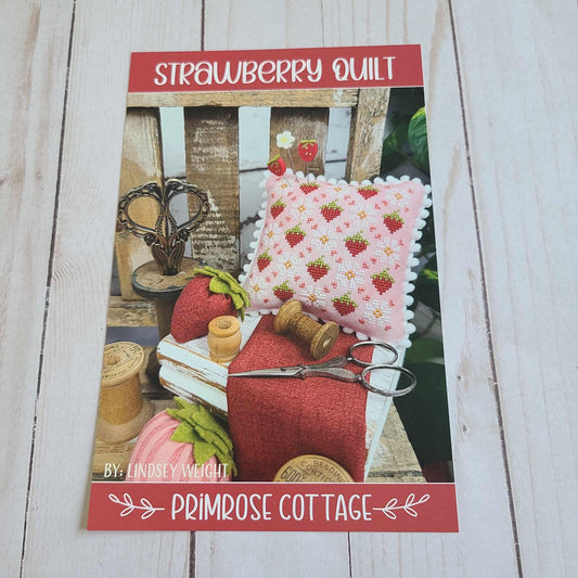 Strawberry Quilt Cross Stitch Pattern Primrose Cottage Stitches