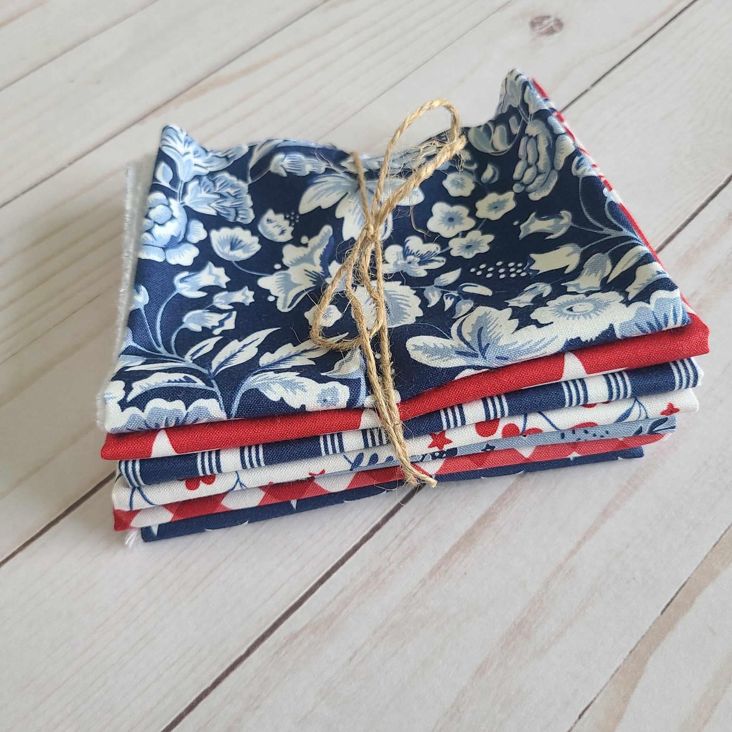 Freedom Garden collection by My Mind's Eye for Riley Blake Designs Fat Eighth Bundle