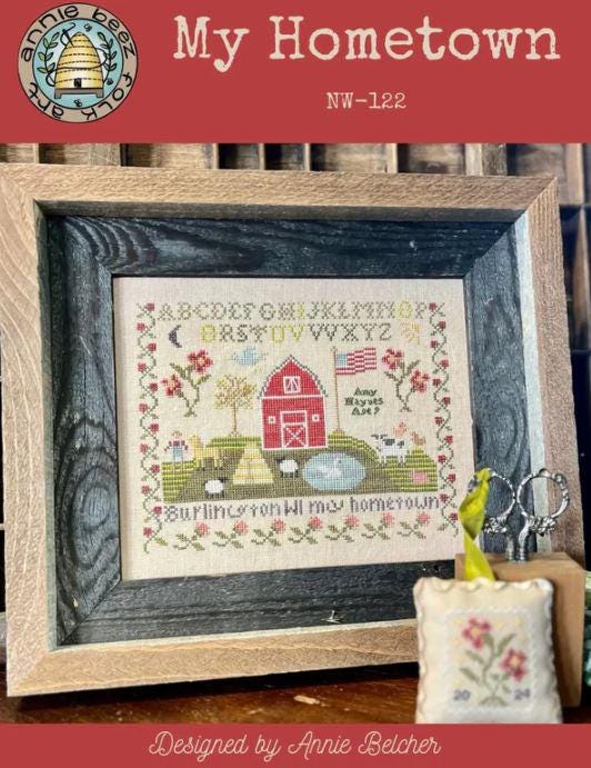 Nashville Needlework Market 2025 Cross Stitch Chart My Hometown by Annie Beez