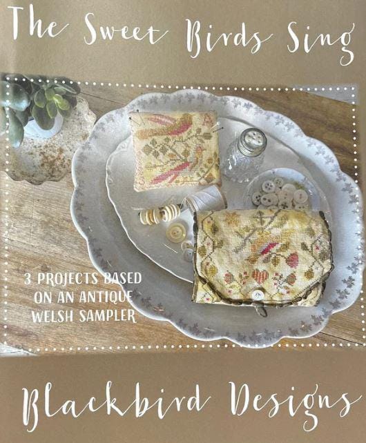 Nashville Needlework Market 2025 Cross Stitch Chart The Sweet Bird Sings by Blackbird Designs