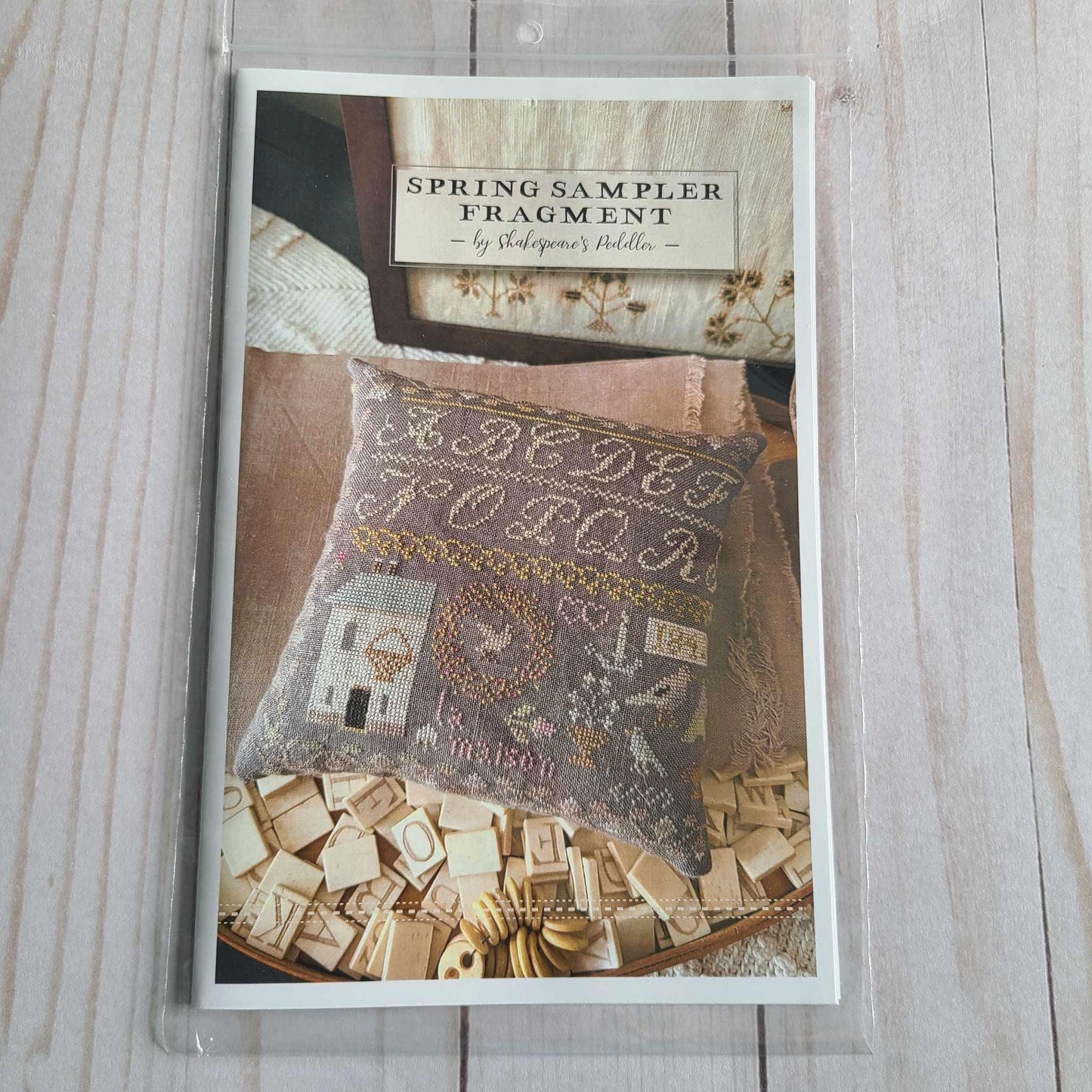 Spring Sampler Fragment Nashville Needlework Market 2025 Cross Stitch Chart by Shakespeare's Peddler