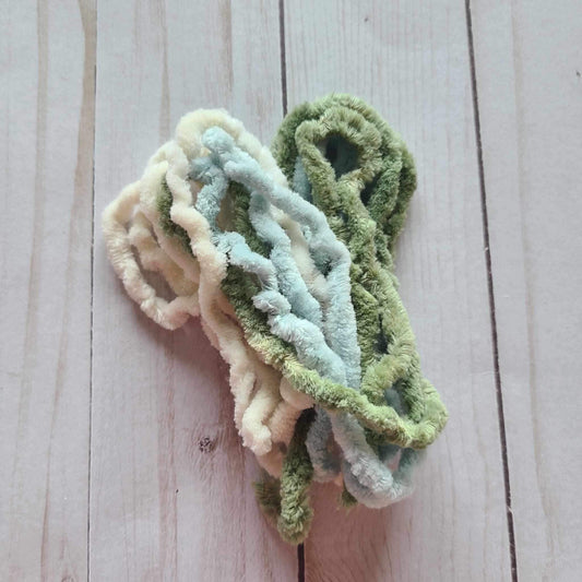 Lady Dot Creates Chenille variety Pack Polar Ice, Mossy, Vanilla