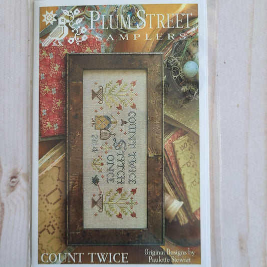 Count Twice stitch chart from Plum Street Samplers